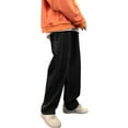 thumbnail image 1 of shpwfbe men's jeans male fashion plus size loose elastic waist street wide leg trousers jeans for men casual pants, 1 of 8