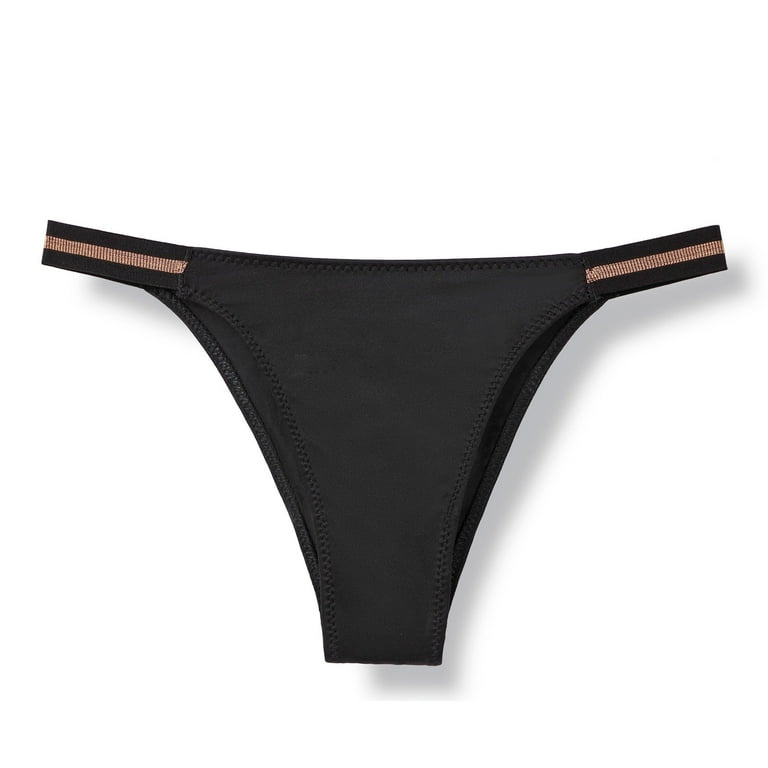 shpwfbe underwear women low waist thong transparent panties