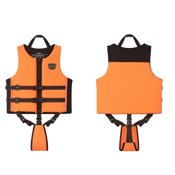 shqvo Baby Life Jacket High-Buoyancy Print Adjustable Strap Baby Floatation Suit Durable Swimming Aid for Toddlers