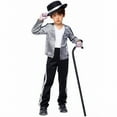 thumbnail image 1 of shqvo Boys Carnival Sequin 5Pieces Outfits Disco Dance Outfit Kids Performance Stage Wear Party Outfit Toddler Children, 1 of 3