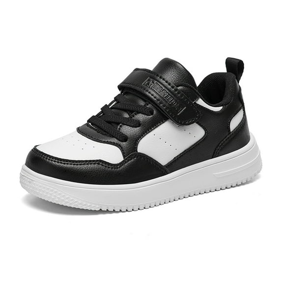 shqvo Boys Sneakers, Kids Running Shoes Pu Shoes Indoor Training Sneaker Lightweight Outdoor Sports Athletic Shoes for Big Kid Fall Shoes for Unsex Kids