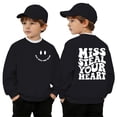 thumbnail image 1 of shqvo Boys Sweatshirts Long Sleeve Crewneck Pullover Tops Valentines Day Gift for Kids Classroom Relaxed Soft Blouse for Little Kid, 1 of 4