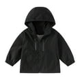 thumbnail image 1 of shqvo Boys Windbreaker Jacket Lightweight Hooded Zipper Coat For Kids Outdoor Casual School Jacket Age 15 To 10 Year, 1 of 3