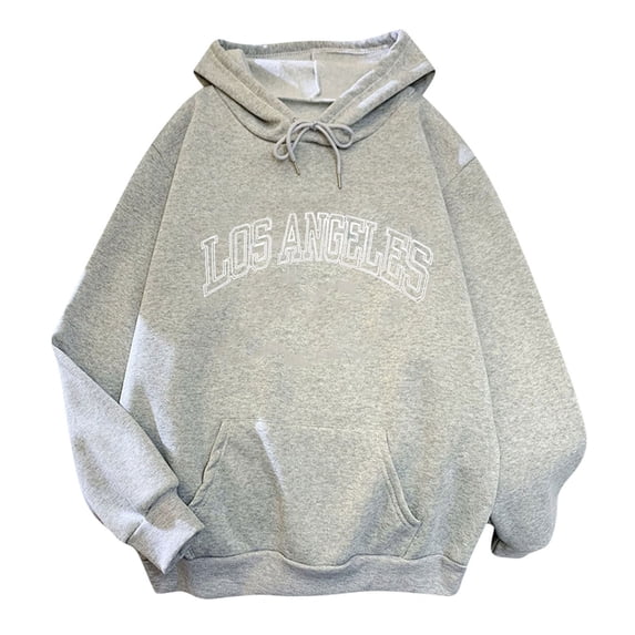 shqvo California Hoodies for Women Letter Graphic Print Hoodie Oversized Long Sleeve Casual Drawstring Hooded Pullover Sweatshirt Tops with Pockets Early Fall Fashion