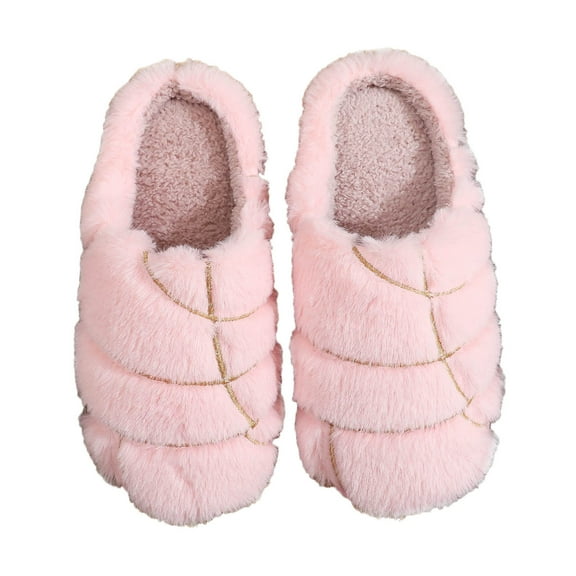 shqvo Concha House Slippers, Pan Dulce Slippers, Mexican Bread Pantuflas for Men and Women Warm Cozy Plush Slippers Mexico Slippers Fluffy Fuzzy Slippers for Home