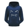 thumbnail image 1 of shqvo Girls Graphic Hoodies Size 2-11 Years Long Sleeve Cute Print Pullover Hooded Sweatshirt Casual Tops for Girl Back to School Fasion, 1 of 4