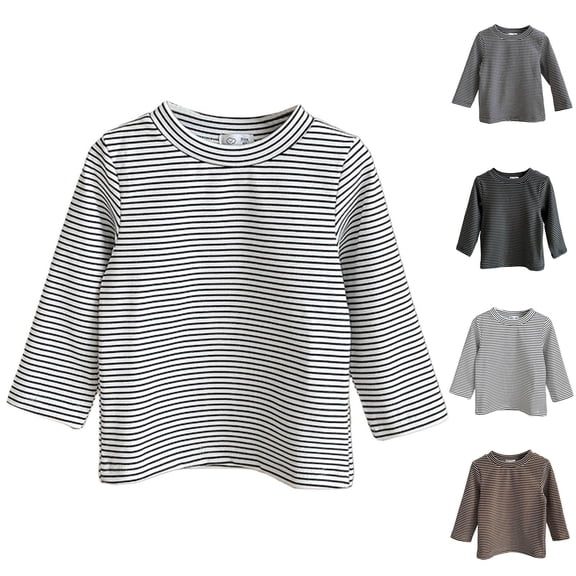 shqvo Girls Long Sleeve Shirts Turtleneck Shirts Solid Color Warm Tee Tops Kids Fall Casual Base Layer Fall Winter Clothes for Boys Girls