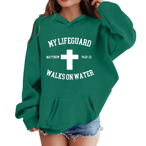shqvo Graphic Hoodies For Teen Girls Trendy Y2K Cute Long Sleeve Letter Print Sweatshirts Pullover Tops With Pockets