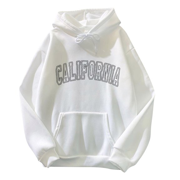 shqvo Hoodies for Women Drawstring Solid Color Hooded Sweatshirt with Heart Beat Print Trendy Long Sleeve Sweatshirt Hoodies with Pockets Plus Size Fall Fashion Clothes