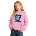 thumbnail image 1 of shqvo Hoodies for Little Girls Cute Bow Cherry Graphic Hooded Pullover Sweatshirts Spring Fall Trendy Sweater Shirts, 1 of 6