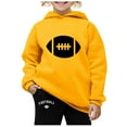 thumbnail image 1 of shqvo Kid's Tracksuit Game Day Fans Hoodie and Sweatpants Football Rugby Print Sweatsuits 2 Piece Fashion Clothing Sets for Kids, 1 of 5