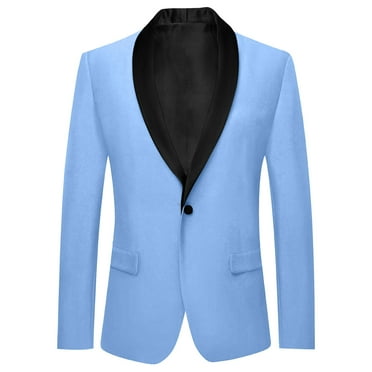 shqvo Kids Formal Suit Jacket Boys Girls Long Sleeve Lapel Button Casual Coat Business Outfit for Children