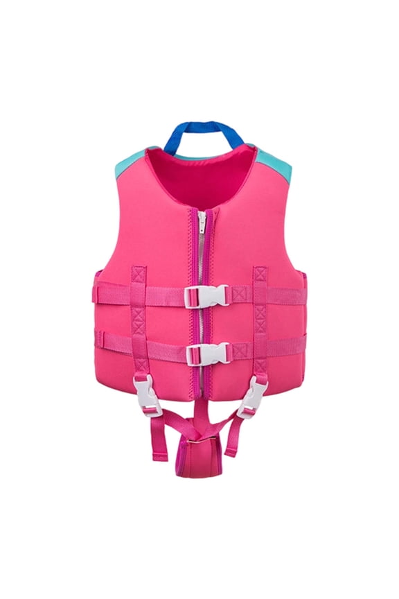 Kids Life Jacket for Boat High-Buoyancy Print Adjustable Strap Swim Vest for Toddlers 3-5 Secure Swimming Lessons Life Jacket for Kids