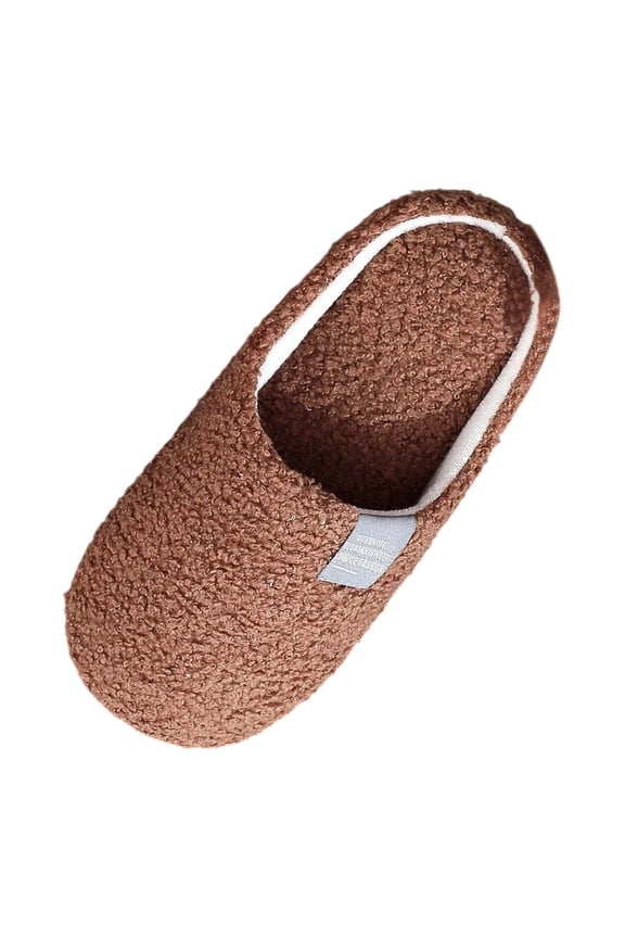 Matching Couple Slippers,Unisex Winter Warm Slippers for Home Non- Sole Thermal -Lined Indoor Slides for Women and Men Home Use Fuzzy Slippers for Home Fall Winter Shoes