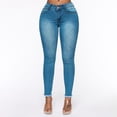 thumbnail image 1 of shqvo Skinny Jeans for Women Casual Stretch Slim Fit Denim Pants Button Up High Waisted Jeans, 1 of 4