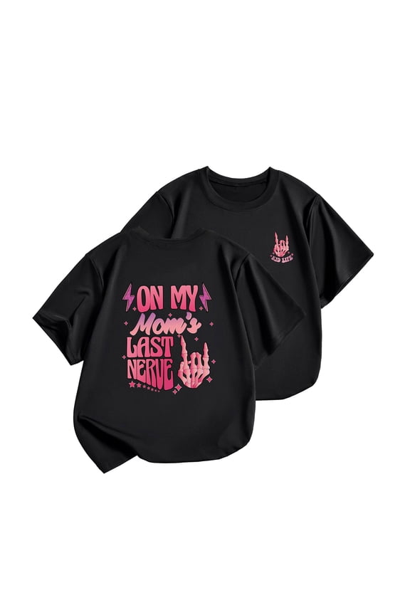 T-Shirts for Girls 12-14 Regular Fit Soft Neck Summer Funny Graphic Short Sleeve T-Shirts for Children Simple Pullover Cute Casual Tshirt Outdoor Play Vacation Clothes