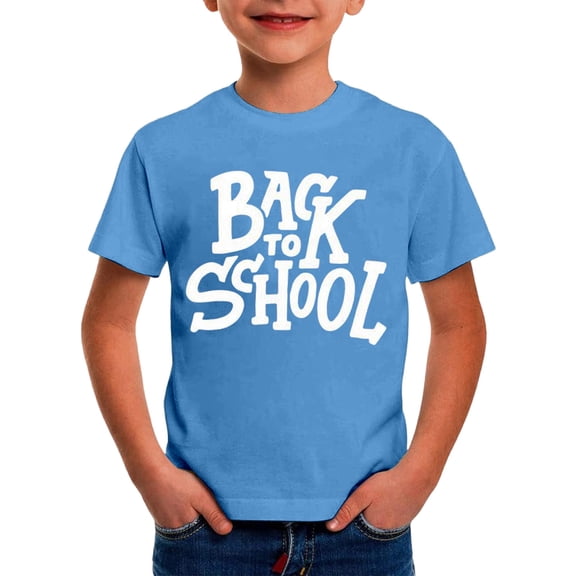 shqvo T-Shirts for Boys 14-16 Round Neck Short Sleeve Cartoon Print Fashion Casual Summer Tops T-Shirts Toddler To Big Kid Sizes