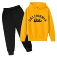 thumbnail image 1 of shqvo Toddler Boys Joggers Set Graphic Print Loose Long Sleeve Hoodies Hoody Sweatshirt Drawstring Pants Set for Girls, 1 of 2