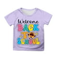 thumbnail image 1 of shqvo Toddler Girl Shirts 4t Crew Neck Short Sleeve T-Shirts Cartoon Print Casual Daily Girls Clothes School Clothes for Girls, 1 of 4