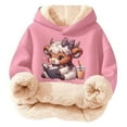 thumbnail image 1 of shqvo Winter Hoodies for Kid Thick Thermal Funny Graphic Hoodie, Long Sleeve Heavyweight Hooded Sweatshirts, 1 of 5