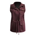 thumbnail image 1 of shqvo Women's Casual Sleeveless Buttoned Vest Lightweight Layering Piece for Autumn Winter Wardrobe, 1 of 5