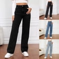 thumbnail image 1 of shqvo Women's Jeans Vintage Y2K Jean High Waisted Wide Leg Pants Summer Casual Straight Baggy Jeans Loose Fit Denim Trousers 90s Baggy Boyfriend Style Denim Pants, 1 of 6