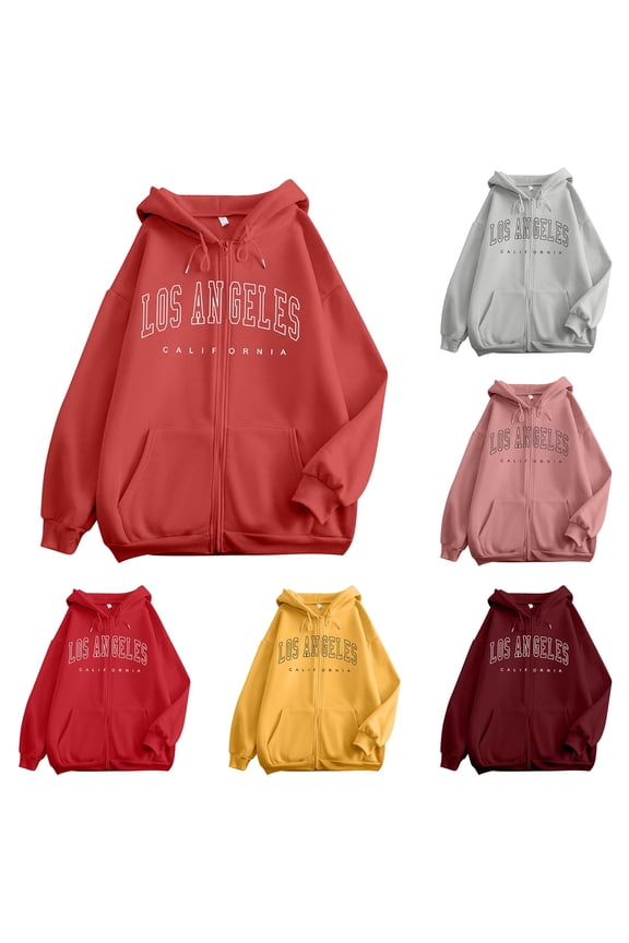 Zip Up Hoodies for Women Jesus Hoodie Spring Soft Jackets Casual Hooded Sweatshirts with Pocket Long Sleeve Solid Color Sweatshirts Full Zipper Hoodie Jacket Coat for Women