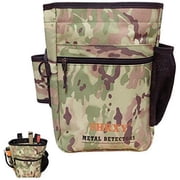 shrxy Metal Detecting Finds Bag Waist Digger Pouch Tools Bag for PinPointer Garrett Detector Xp ProPointer Accessories-camo