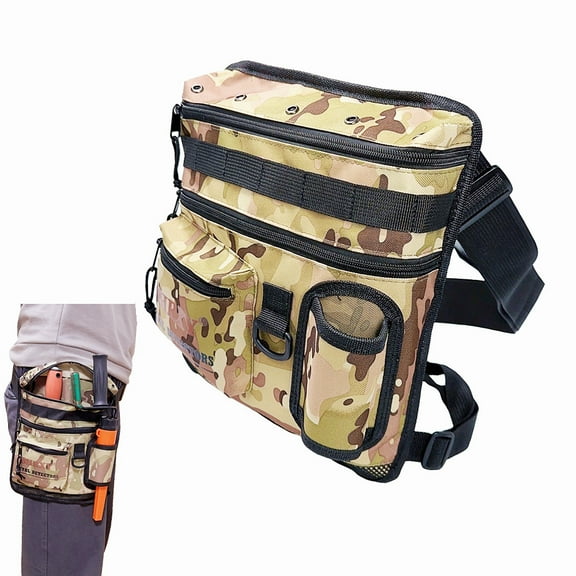 shrxy Metal Detector Pouch Bag Digger Waist Pack All Terrain Dig Pouch Garden Detecting Accessories for PinPointer Garrett Detector Xp ProPointer