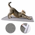 thumbnail image 1 of shuaien Cat Scratcher Mat 23.6"x15.7" Natural Sisal, Anti-Scratch Pad for Carpet & Sofa Protector, Horizontal Floor Scratching Rug with Sticky Tapes for Trimming Claws & Repairing Post, 1 of 8
