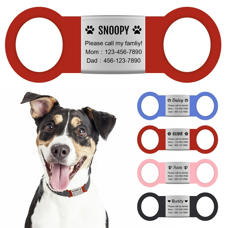 Quiet dog collar tags discount