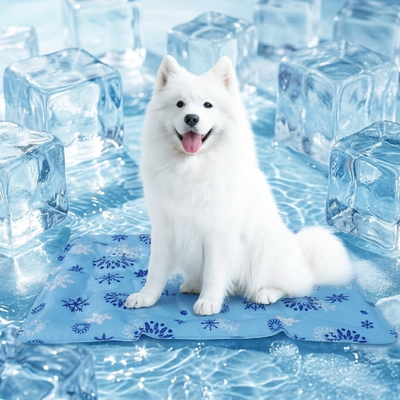 shuaien Pet Cooling Mat Water Injection, Dog Cooling Pad for Beds & Car Seats, Self-Cooling Washable Pet Blanket, Non-Toxic & Portable for Indoor Outdoor Summer Use