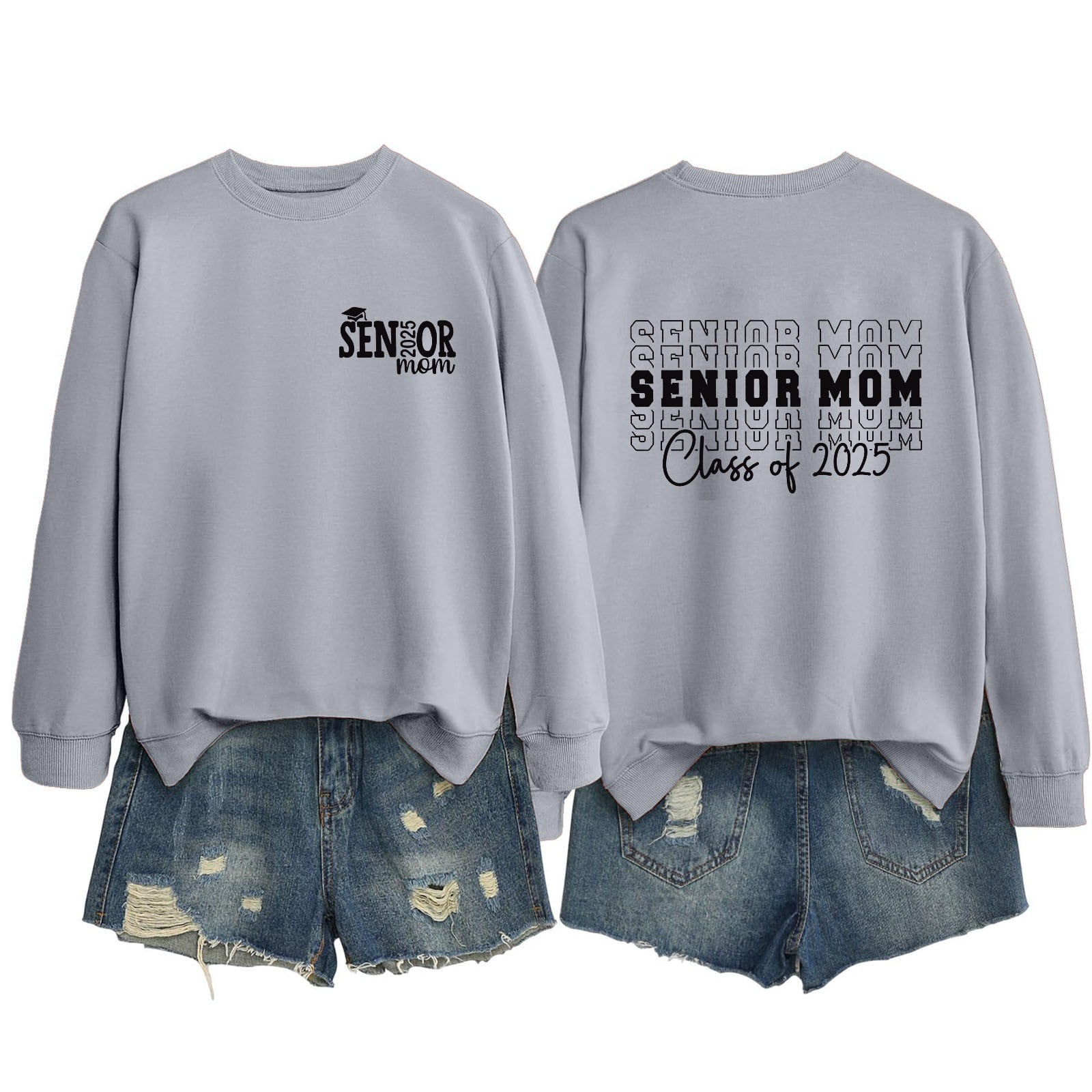 Simin Sweatshirt for Women, Sweatshirt for Women Senior Mom 2025 Shirt