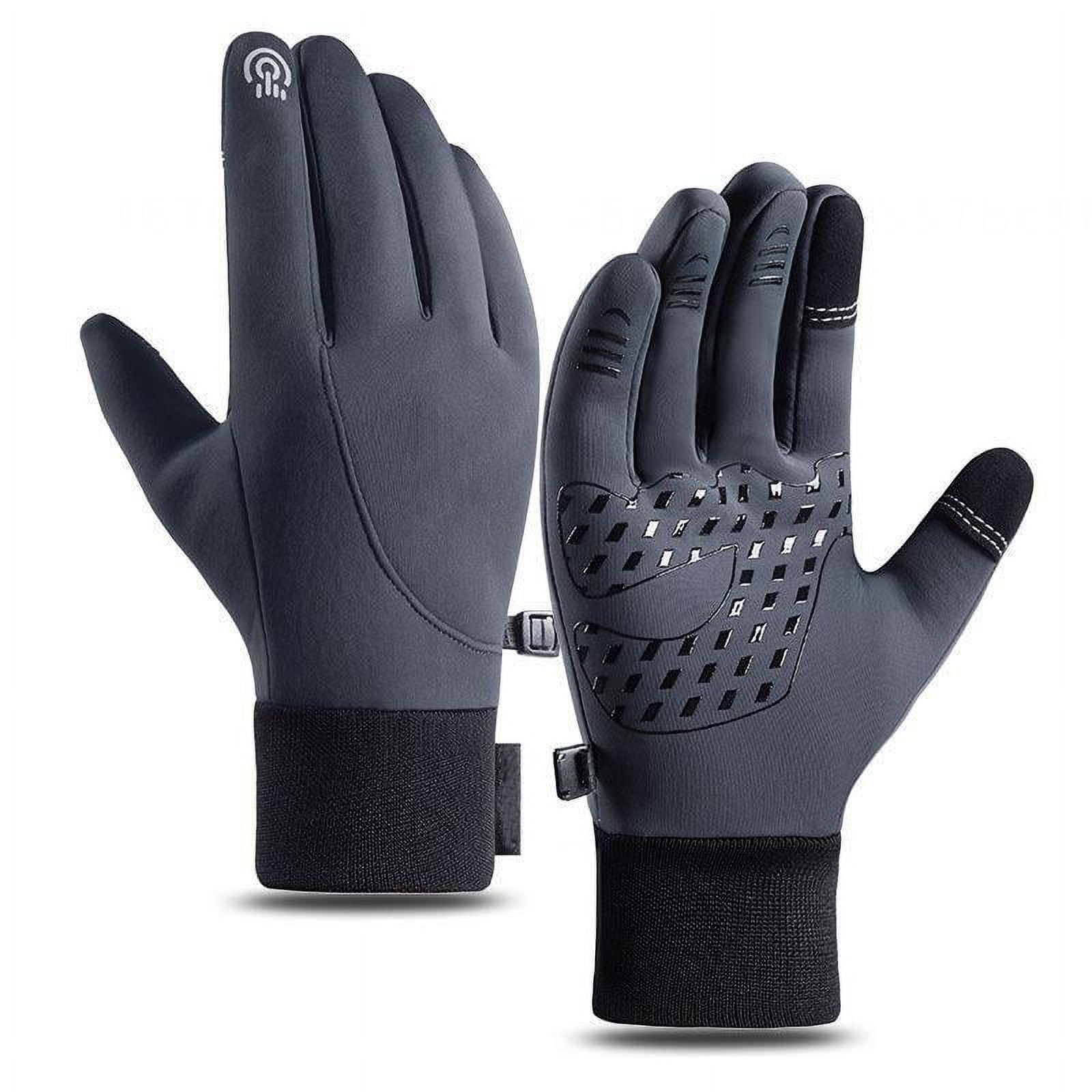 shuwee Winter Cycling Gloves Men Women, Touch Screen Padded Bike Glove