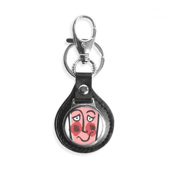 shy fsketch happy key link chain keyholder finder hook metal