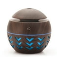 thumbnail image 1 of shyuyusa 2024 New Essential Air-Aroma Oil Diffusers, Aromatherapy Diffuser Humidifier, LED Aroma Aromatherapy Humidifier, Quiet Working for 8 Hours, Waterless Auto-Off, 13*13cm, brown, 1 of 4