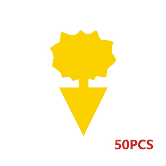 shyuyusa 50pcs And Gnat Traps Kill For Indoor And Outdoor Gnat Traps for House Indoor,Fungu Gnat Killer Outdoor Sticky Traps for Plants,Mosquitoes,Flying Insects,Bug Pest Insect Catcher Killer