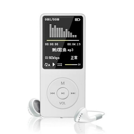 shyuyusa 70 Hours Playback MP3 MP4 Lossless Sound Music Player FM Recorder Card Up To 128GB Portable Mp3 Music Player with HiFi Speaker,2.4"Screen MP3 Player with Voice Recorder,Touch Buttons