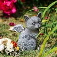 thumbnail image 1 of shyuyusa Cats Puppy Pet Memorial Stone with Solar Lights，Cat Memorial Gift, Headstones for Cats or Loss of Cat Sympathy Gift, Sleeping Cat Stepping Stone, 1 of 9