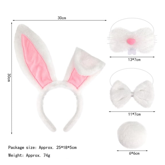 shyuyusa Easter Headband Set 4 In 1 Kit For Party