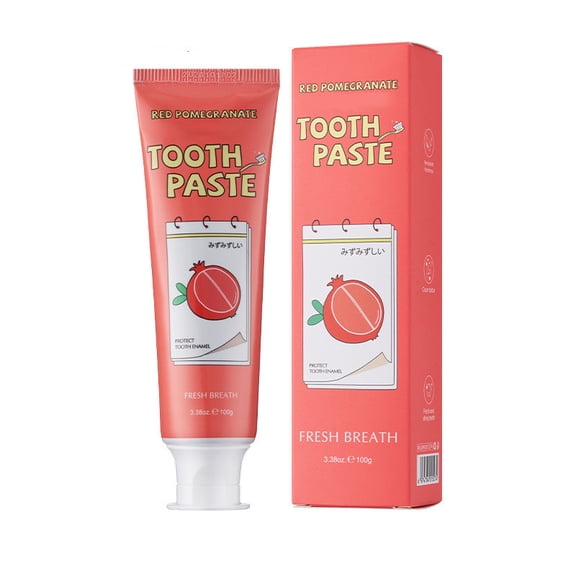 shyuyusa Fruit Flavored Probiotic Toothpaste Variety Pack Fresh Breath Oral Care With Peach Grape Pomelo Pomegranate Flavors