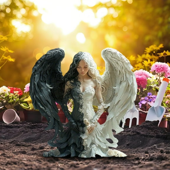 shyuyusa Garden Craft Style Acrylic Rose Maiden Decorative Sign, Multipurpose Elegant Fantasy Theme Plaque For Home And Office Decor, Ldeal For Bedroom, Garden, Living Room