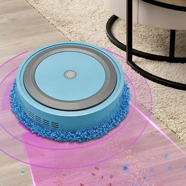 shyuyusa Intelligent Household Mopping Robot Fully Automatic Floor Scrubbing And Mopping Machine Lazy Person Automatic Cleaning Machine with Schedule,Self-Charging,Slim,Ideal for Hard Floor