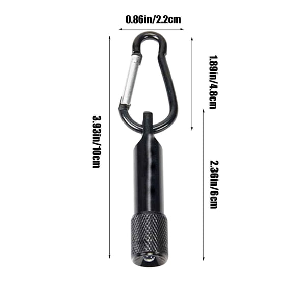 shyuyusa Mini Keychain Flashlights Bulk With Carabiner Pocket Handheld Flashlight For Camping Hiking Outdoor Activity(Multi Color)