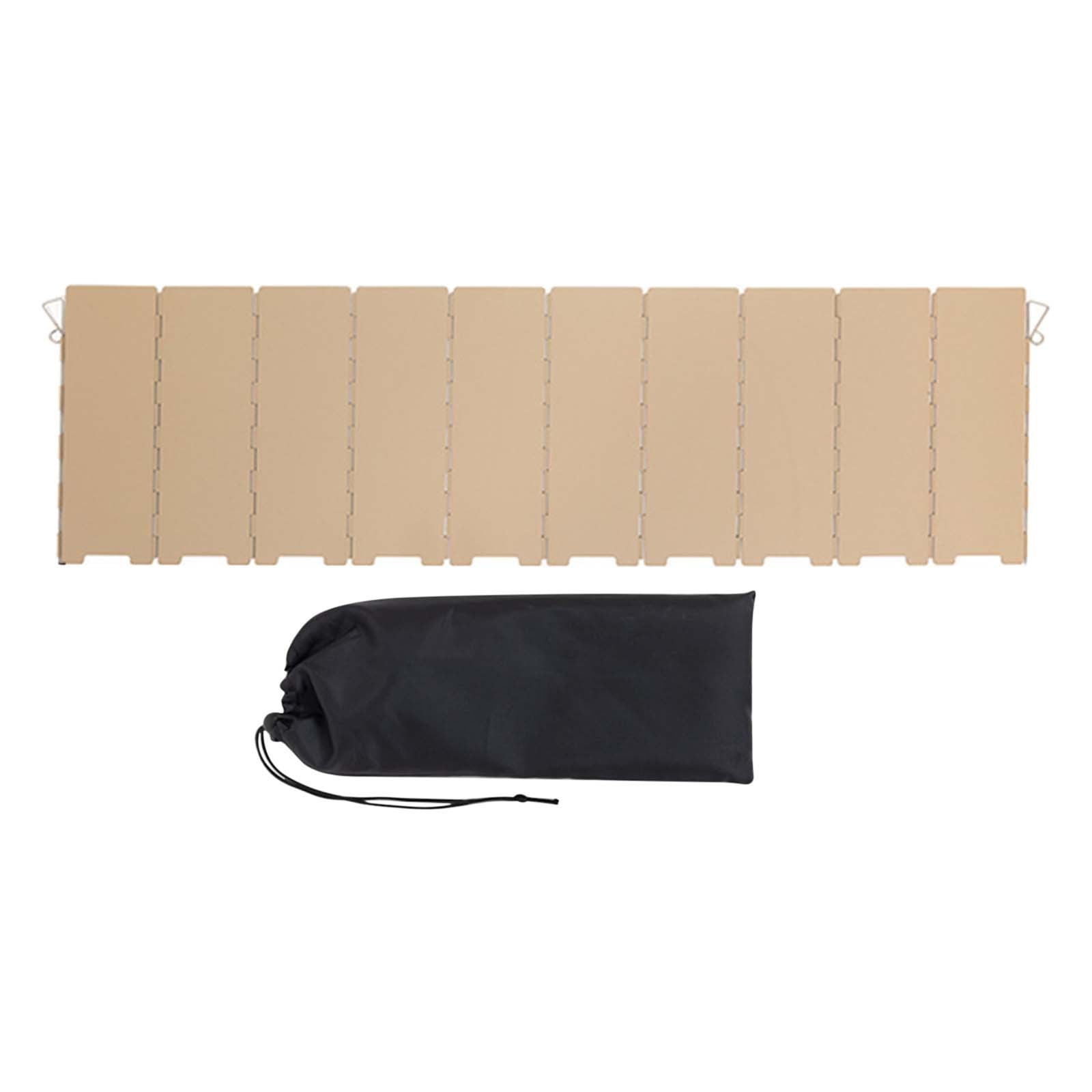 Outdoor Picnic Wind Deflector Mini 9 Piece Stove Wind Deflector Camping Wind Deflector Flat Gas Folding