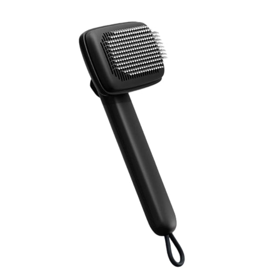 shyuyusa Pet Ion Hair Brush - Double Self-Cleaning Grooming Tool, Leaves Fur Shiny & Tangles-Free, Suitable for Long/Short Hair Dogs & Cats, Essential Home Pet Grooming Accessory