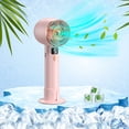 thumbnail image 1 of shyuyusa Portable Handheld Small Fan Wholesale USB Charging Ultra Silent Large Wind Small Electric Fan Folding Battery Operated USB Powered Quiet Personal Fans for Women Travel Outdoor Home, 1 of 4