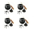 thumbnail image 1 of shyuyusa Potion-Themed 4pc Halloween Mini Witch Cauldron Set - Decorative Party Prop Festive Accent, 1 of 6