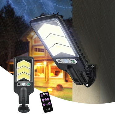 shyuyusa Solar Outdoor Lights, Motion Sensor Solar Powered Lights IP65, 3 Modes, With Remote Control,Wall Security Lights Solar Lights for Outside Yard, Garden, Path & Parking Lot
