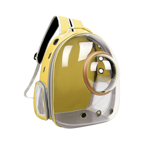 shyuyusa Space Capsule Pet Bag Breathable Go Out Shoulders Puppy Backpack Pet Go Out Backpack TransparentCapsule Bubble Pet Backpack Bag for Small Dogs Cats Airline Approved Travel Carrier